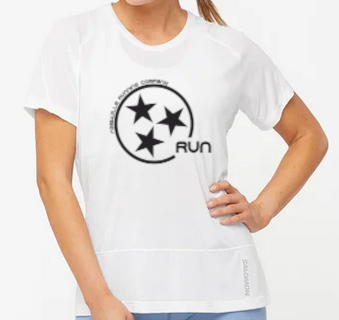 SALOMON CROSS RUN SS TEE WOMEN - NRC LOGO