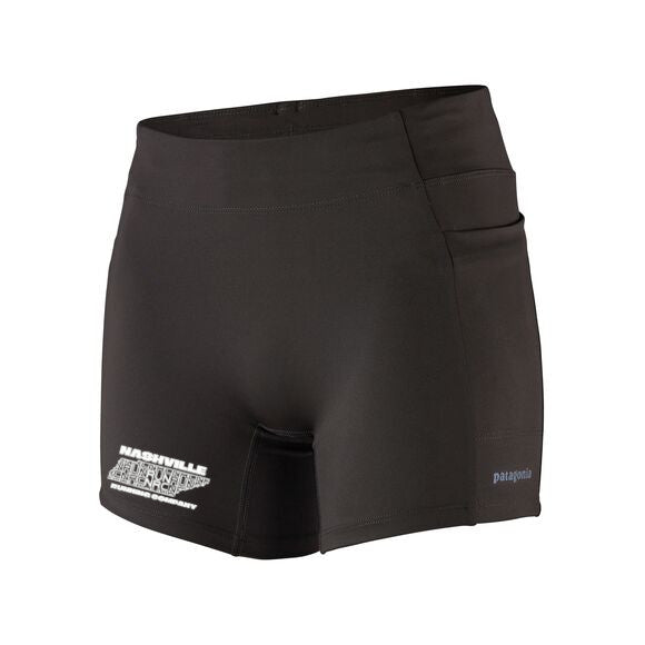 PATAGONIA ENDLESS RUN SHORTS WOMEN - NRC LOGO